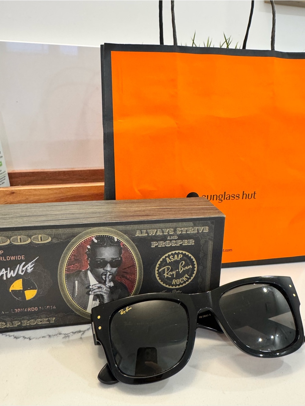 Ray-Ban mega wayfarer limited edition ASAP Rocky